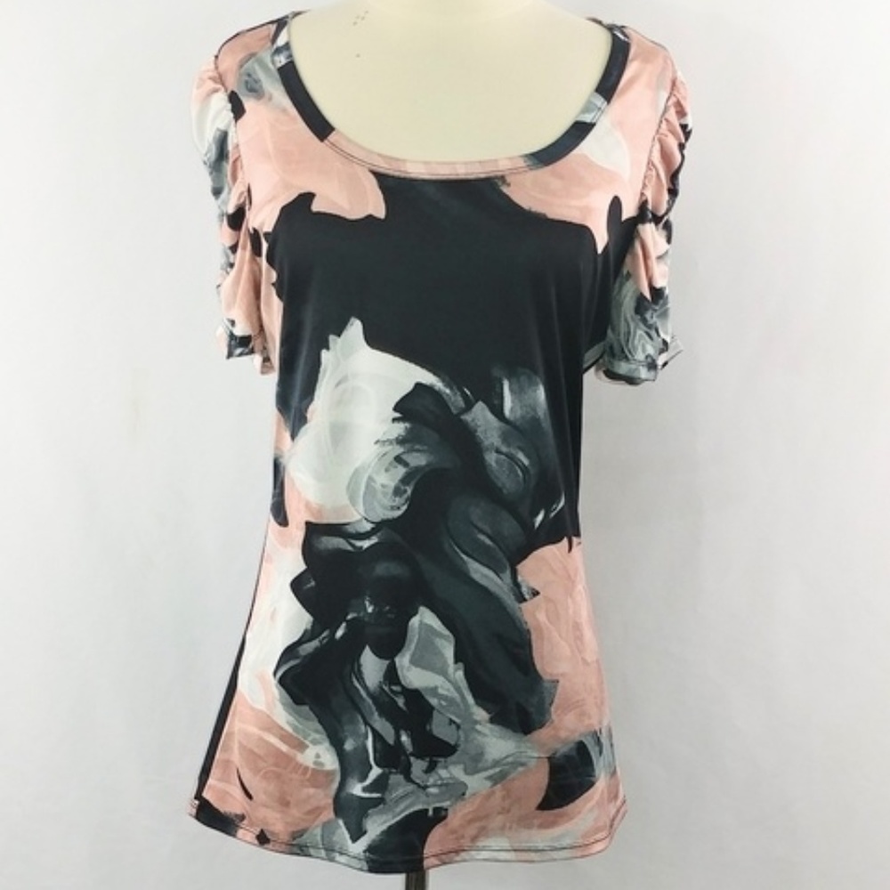 Bisou Bisou womens large blouse